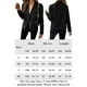 thumbnail image 2 of Abrigo Chaquetas de gamuza artificial con cuello vuelto, traje diario con bolsillos para mujer de color sólido Cgtredaw Negro T M para Mujer, 2 of 6