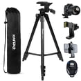 thumbnail image 1 of Trípode Para Teléfono Endurax De 60" Para Cámara Canon Con Soporte Universal Para Teléfono Y Obturador Remoto Carga Máxima 6.6 Lb, 1 of 5
