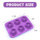 thumbnail image 2 of Moldes de silicona para rosquillas: cubiertas de silicona antiadherentes para moldes para rosquillas, resistentes al calor, galletas para pasteles de rosquillas, 2 of 5