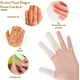 thumbnail image 2 of 20 piezas de cunas para dedos, fundas para dedos de los pies, protector de pulgar, protector de puntas de los dedos, cojín, absorbe la humedad, 2 of 4