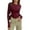 Wine #032, variant on Womens Long Sleeve T Shirts Fall Fashion 2026 Basic Crop Tops Going Out Outfits Y2k Clothes Light pink L