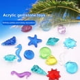 thumbnail image 2 of Simulated Small Animals Sea Animal Adventure Acrylic Mini Ducks Gems Set for Beach Scavenger Hunts Party Decoration, 2 of 10