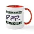 thumbnail image 2 of CafePress - Save_The_Wolf Mug - 11 oz Ceramic Mug - Novelty Coffee Tea Cup, 2 of 6
