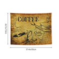thumbnail image 6 of Kdxio Coffee Vintage Wall Hanging Tapestries Banner For Bedroom College Dorm Home Living Room Party Decor 29X37 In, 6 of 8