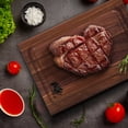 thumbnail image 3 of John Boos BBQ Collection Reversible Wood Cutting Board,Juice Groove, Walnut, 3 of 12