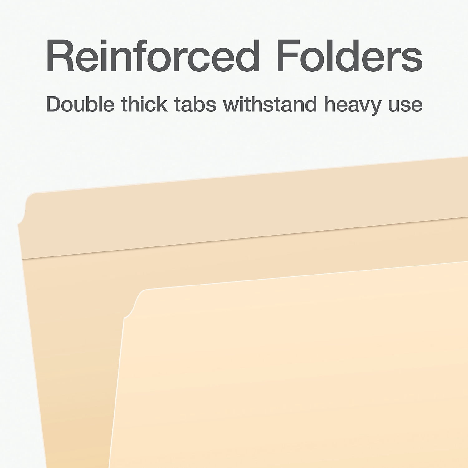 Pendaflex Heavy Duty File Folder Straight Cut Legal Size Manila 100/Box (1007057)
