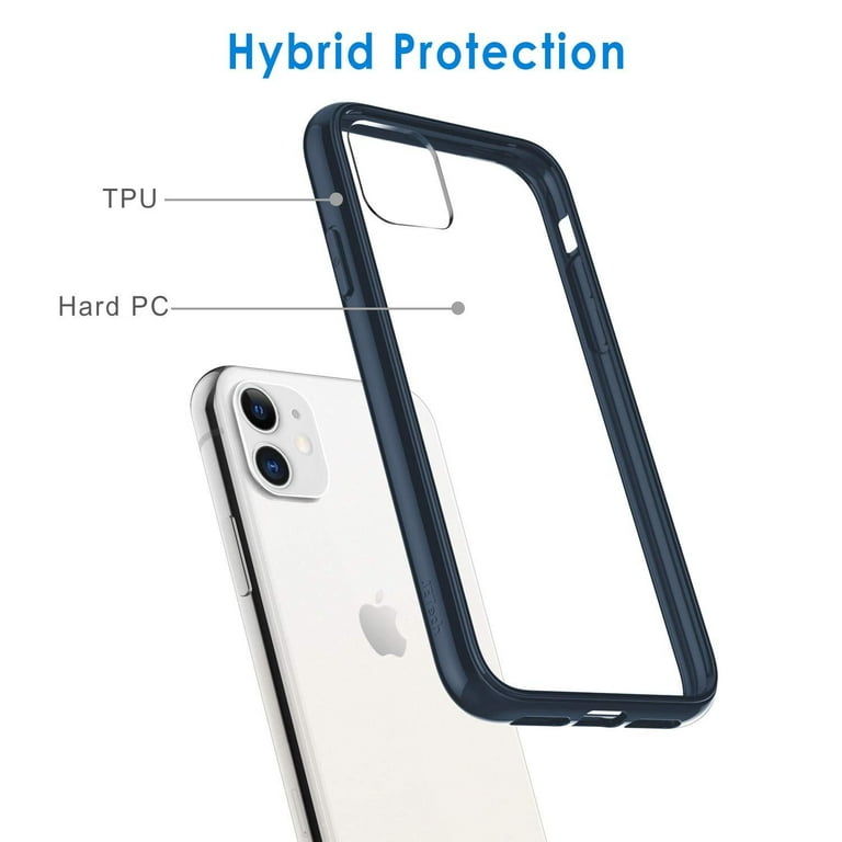 JETech Case for iPhone 11 Pro Max (2019) 6.5-Inch Shockproof Bumper Cover Anti-Scratch Clear Back (HD Clear)