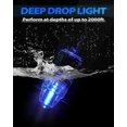 thumbnail image 3 of 3 Pack Fishing Deep Water Fishing Lights with Stainless Steel Long Line Clip Deep Sea Fishing Lights 2000ft Underwater Fish Attracting Lights for Swor, 3 of 5