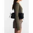 thumbnail image 2 of No Boundaries Women's Bow Shoulder Bag, Black, 2 of 7