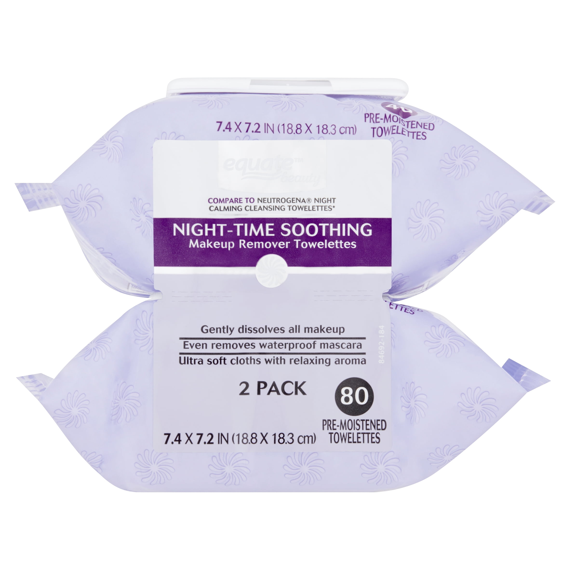 purple makeup wipes