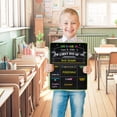 thumbnail image 5 of DOLLAR BOSS First and Last Day Chalkboard Signs, 14”x11” Double-Sided Reusable And Erasable Chalkboard with 7 Colorful Chalk Markers, Portable Dry Erase Chalk Board Ideal Photo Memory Kindergarten, 5 of 10