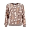 thumbnail image 2 of em & alfie  Dog Lover Plush Crewneck Pajama Set (Women), 2 of 6