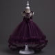 thumbnail image 2 of Ropa para niños, vestido de pasarela para niños, vestido de princesa con flores para niños grandes, vestido de flores bordado con lentejuelas, 2 of 6