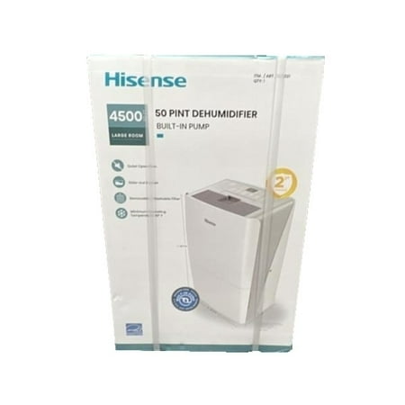 Hisense 50 Pint Dehumidifier with Built-In Pump