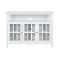 thumbnail image 3 of Convenience Concepts Big Sur Deluxe 55 inch TV Stand with Storage Cabinets and Shelf, White, 3 of 6
