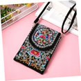 Embroidered Phone Case Belt Clip Holder Cell Phone Purse Wristlet