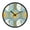 Moons Suns Faces, variant on Indoor 12' Voice-Activated Luminous Decoration Wall Clock With LED Night Light Luxurious Of Baroque