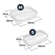 thumbnail image 4 of Estuche de almacenamiento B'More Brands, transparente, rígido, con cierre, paquete de 6, 4 of 5
