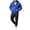 Blue(Mens Hooded Sets), variant on VEXRO Mens Hoodies 2 Piece Outfits Fleece Workout Casual Sweatpant and Drawstring Sweatshirts Fall Winter Hooded Sets