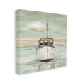 thumbnail image 3 of Stupell Industries Navigating Water Vessel Ocean Crossroads Sunset Painting,30 x 30, Design by Patricia Pinto, 3 of 5