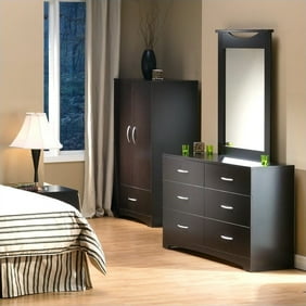 Black Dressers With Mirrors Walmart Com