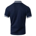 thumbnail image 5 of Aofany Mens Short Sets 2 Piece Outfits Fashion Summer Tracksuits Casual Lapel Short Sleeve Shirt and Shorts Set, 5 of 8