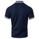 thumbnail image 5 of Pantalones Cortos de Manga Corta de Cuello de los Hombres de Color Sólido Casual de 2 Piezas con Cintura Elástica para Deportes de Verano Y Actividades Al Aire Libre, 5 of 8