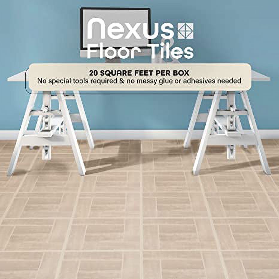 Achim 12"x12" 1.2mm Peel & Stick Vinyl Floor Tiles 20 Tiles/20 Sq. ft