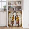 thumbnail image 6 of Vintage Sunflower Truck Kitchen Curtain for Berdoom Living Room Cafe 45 Inch Length, Summer Botanical Pastoral Retro Tiers Curtains Light Filtering Drapes Window Treatment 2 Panels 52"Wx45"L, 6 of 8