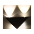 thumbnail image 2 of Lámpara de pared triangular de aluminio LED de 3W, luz moderna para el hogar, lámparas de decoración para interiores y exteriores, blanco cálido, 2 of 2