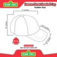 thumbnail image 6 of Sesame Street Toddler Boys and Girls Baseball Cap – Elmo, Cookie Monster, Big Bird, Oscar The Grouch, 6 of 7