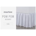 thumbnail image 3 of Martex White Ruffled Olefin Bed Skirt, King, 3 of 5