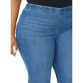 thumbnail image 3 of Sofia Jeans Women's Plus Size Melisa Curvy High-Rise Super Flare Pull-On Jeans, 3 of 7