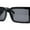 All Black, variant on Womens Mod Rectangle Cat Eye Sleek Minimal Plastic Sunglasses Black - Black Brown