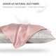 thumbnail image 3 of Natural Silk Pillowcase With Eye Mask, 100% Grade 6a Mulberry Silk Envelope Pillow Cover, 3 of 5