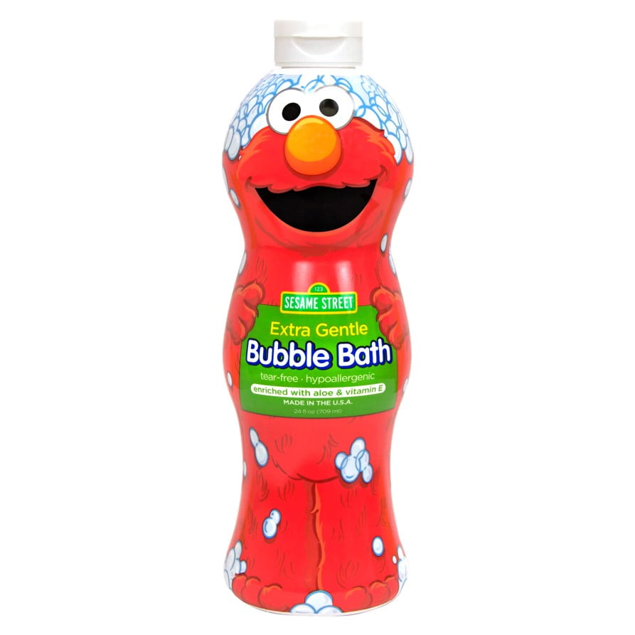 Sesame Street Extra Gentle Bubble Bath Fragrance and Dye Free 24 Oz