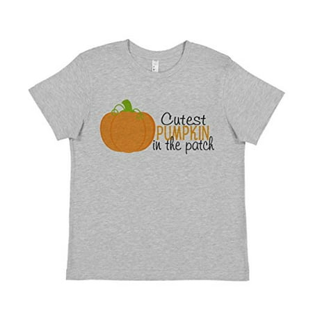 

7 ate 9 Apparel Kids Cutest Pumpkin Halloween Tshirt Grey