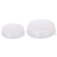 thumbnail image 2 of 2 Pcs Refrigerator Food Fresh Covers Sealing Covers Microwave Covers (White), 2 of 9
