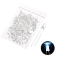 thumbnail image 1 of Uxcell 240Pcs Diodos LED de 3mm, Diodos Emisores de Luz, Kit de Lámpara Bulb para Proyectos Electrónicos de Ciencia para Placa de Circuito (Luz Fría, Lente Transparente), 1 of 6