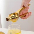 thumbnail image 2 of Citrus Press Manually Juice Press, Stainless Steel Hand Press Lemon Press Gift, 2 of 5