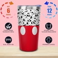 thumbnail image 3 of Cute Mouse Tumbler With Straw and Lid, Stainless Steel 10oz Insulated Coffee Travel Mug, Cartoon Mouse Gifts Cups for Women and Girls, 3 of 6