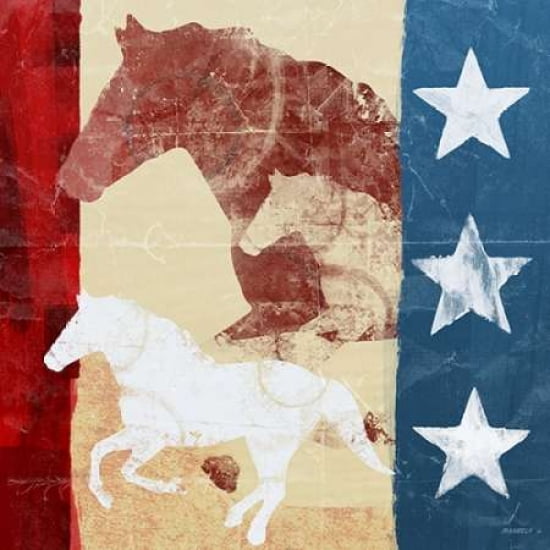 American Horse I Canvas Art - Dan Meneely ()