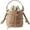 Khaki, variant on YOUI-GIFTS Women's Fashion Hollowed-out Handbag Multi Colors Bucket Bag Single Shoulder Bag Cross Body Handbag Purse