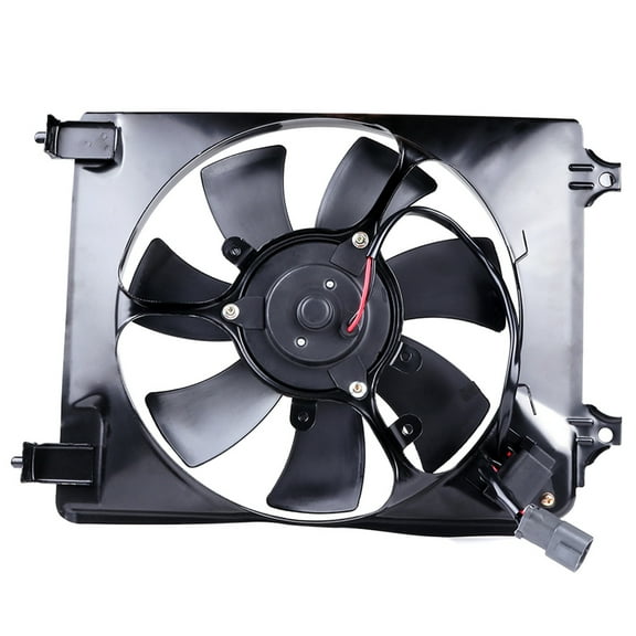 SCITOO Radiator AC A/C Condenser Cooling Fan Compatible with 2006-2011 for Civic 1.3L 1.8L 2.0L