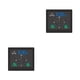 thumbnail image 3 of Speravity Estación meteorológica digital Termómetro de ventana táctil Hidrómetro Función de sincronización a prueba de agua Mute LCD Reloj Type3 NO3, 3 of 6