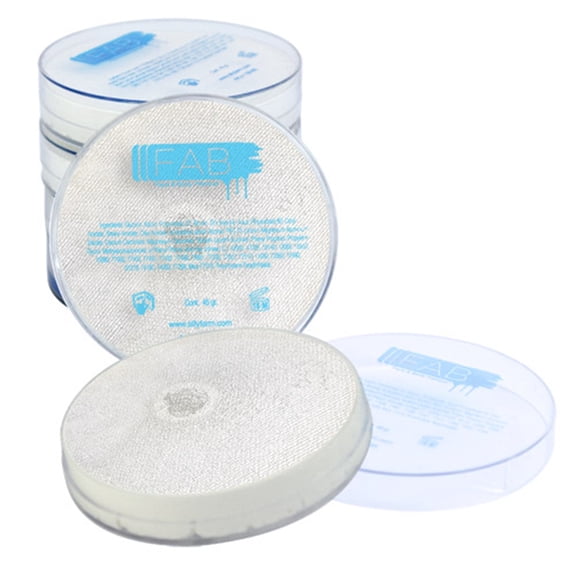 FAB Face Paint - White Shimmer 140 (45g)
