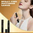 thumbnail image 5 of 3 Pack 10ml Refillable Perfume Atomizer, Bottom Filling Visible Travel Fragrance Bottle, Portable Mini Cologne Dispenser, Black Grey Silver, 5 of 8