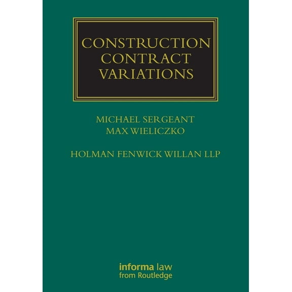 Construction Practice Construction Contract Variations, (Paperback)
