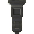 thumbnail image 2 of Ekena Millwork 6"W x 6 3/4"D x 12"H Large Reyes Wood Vintage Decor Corbel, Black, 2 of 6