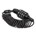 thumbnail image 3 of Candado de cable para casco de motocicleta, multifuncional, antirrobo, con combinación de contraseña de 4 dígitos, portátil (S), 3 of 14